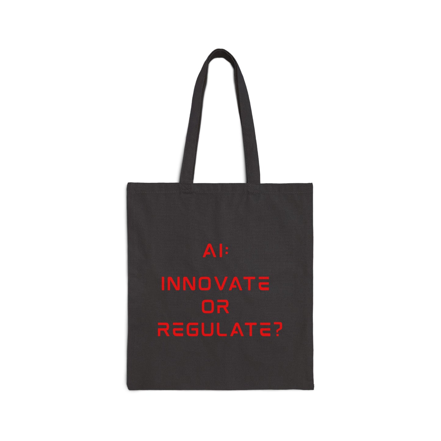 The Debate - Red Text Edition // Cotton Canvas Tote