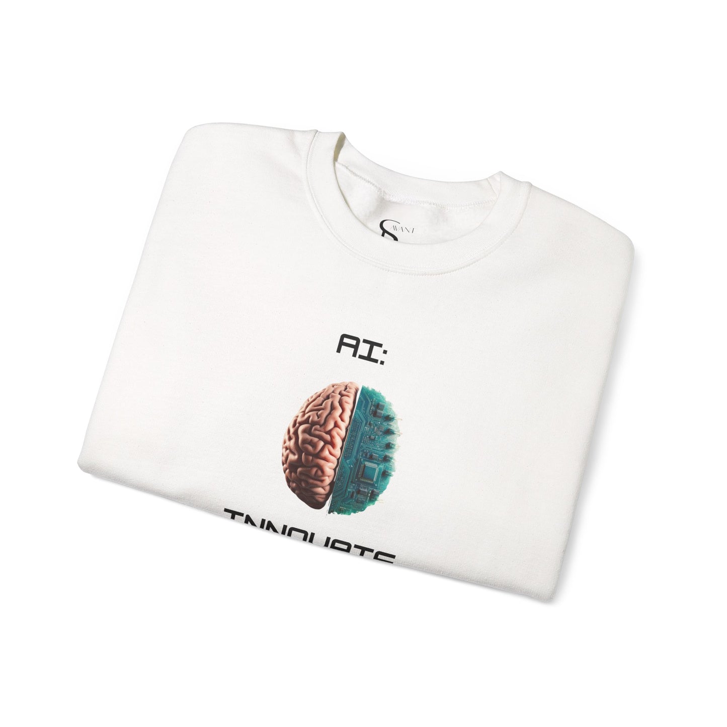 Hybrid Mind // Unisex Premium Soft Cotton Crewneck Sweatshirt