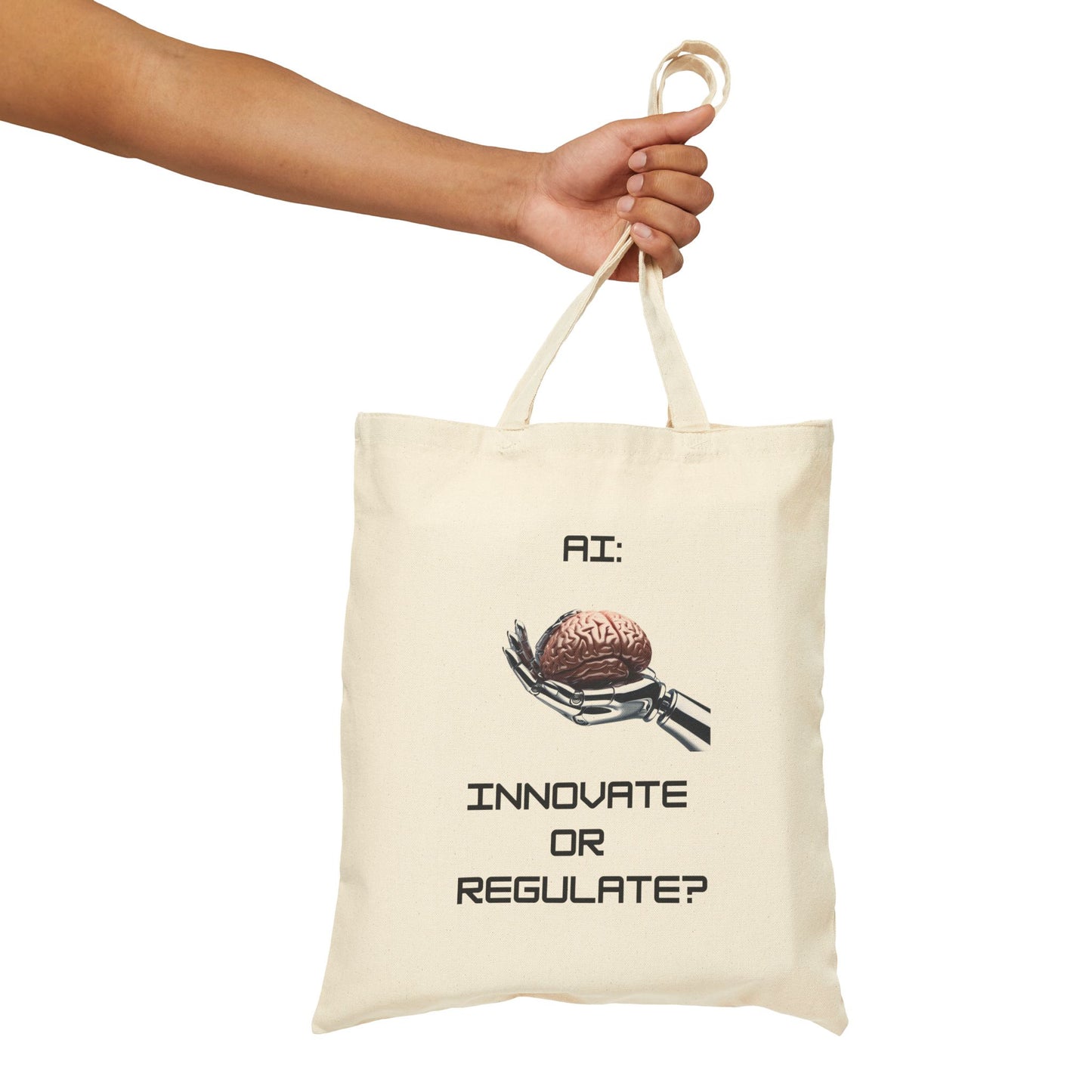 AI CTRL // Cotton Canvas Tote