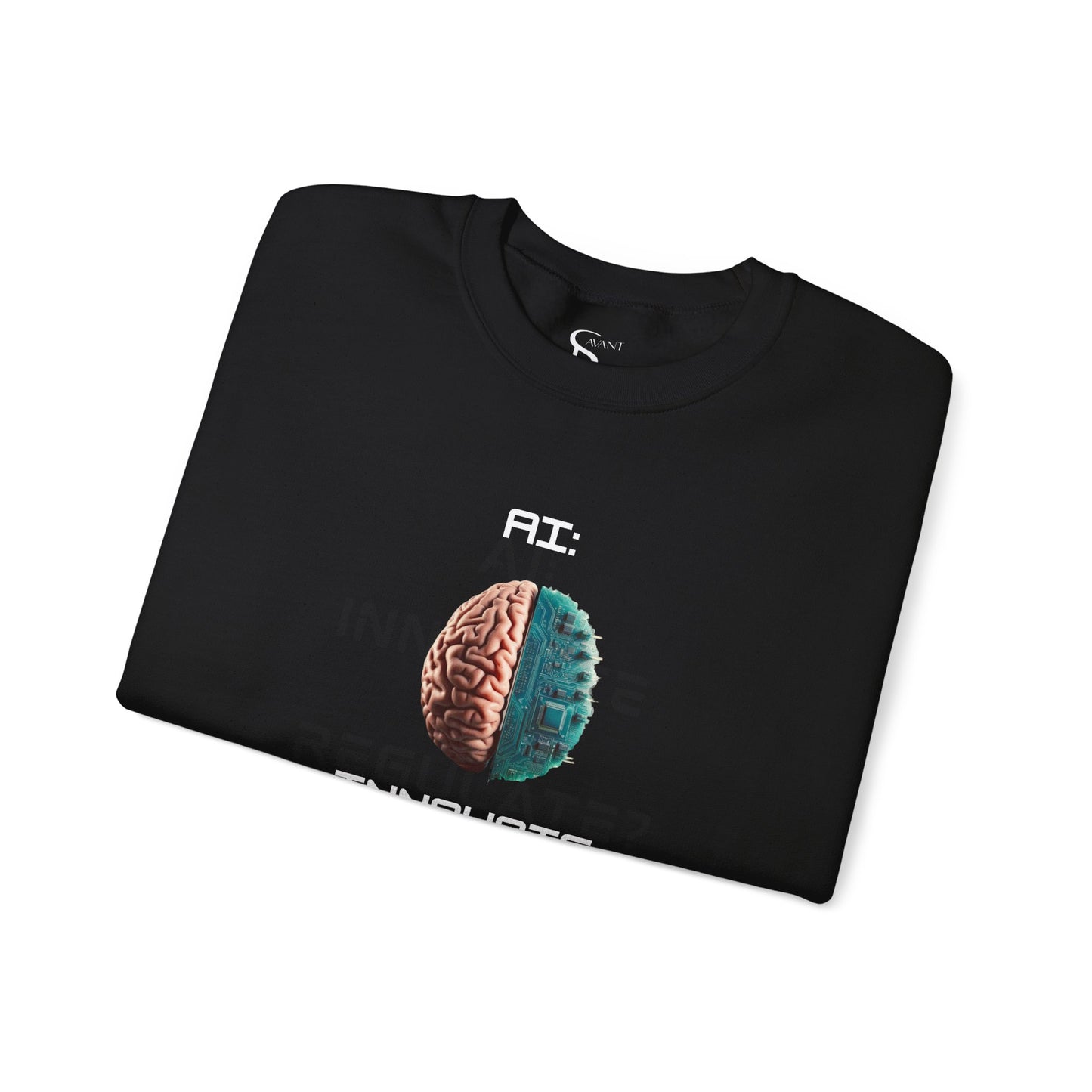 Hybrid Mind // Unisex Premium Soft Cotton Crewneck Sweatshirt