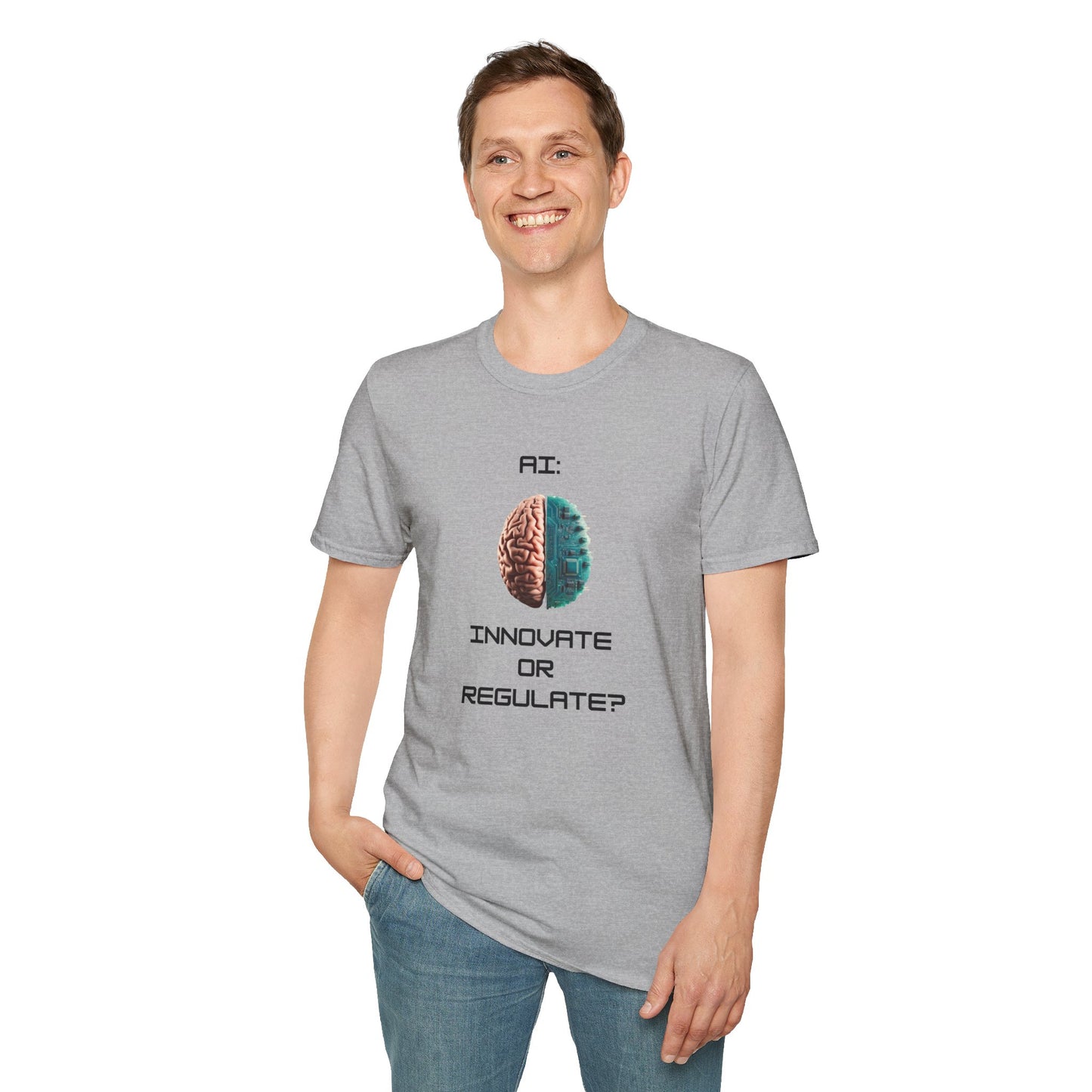 Hybrid Mind // Unisex Premium Soft Cotton T-Shirt