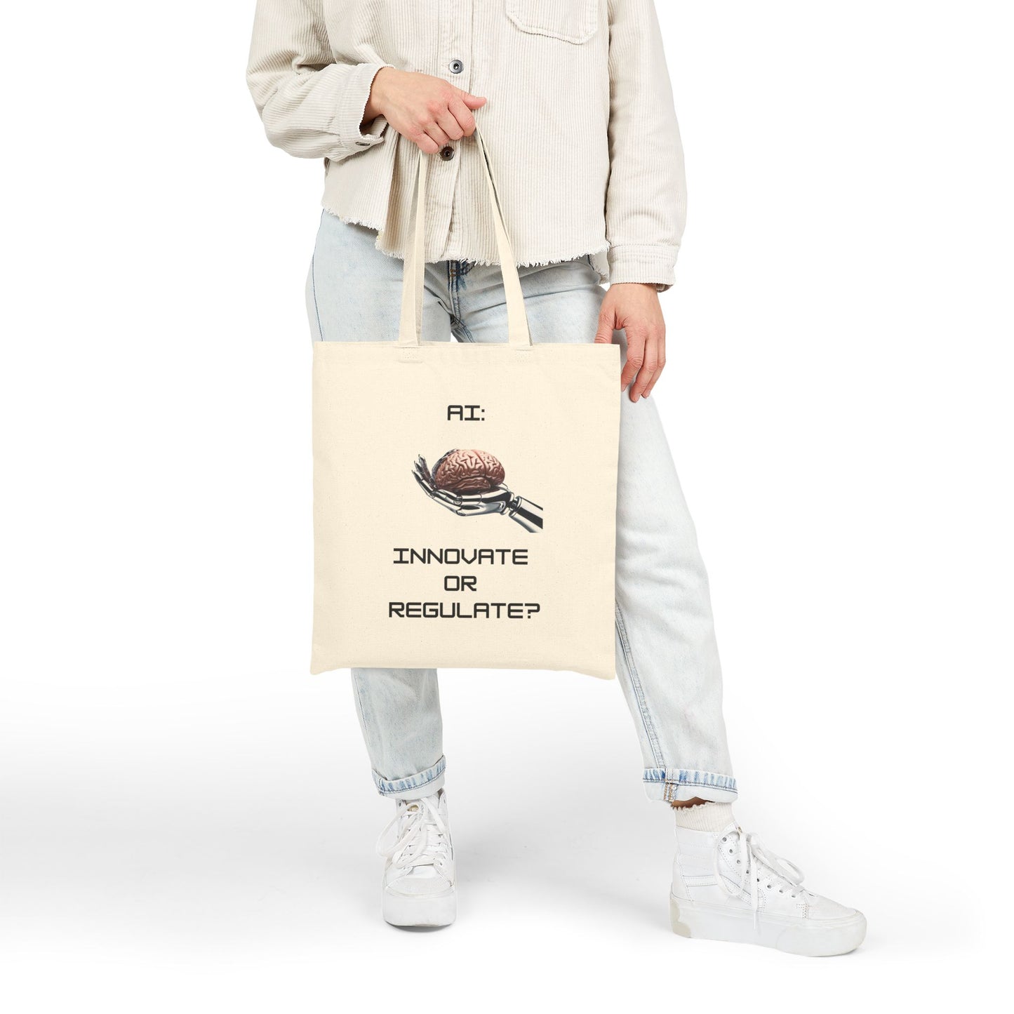 AI CTRL // Cotton Canvas Tote