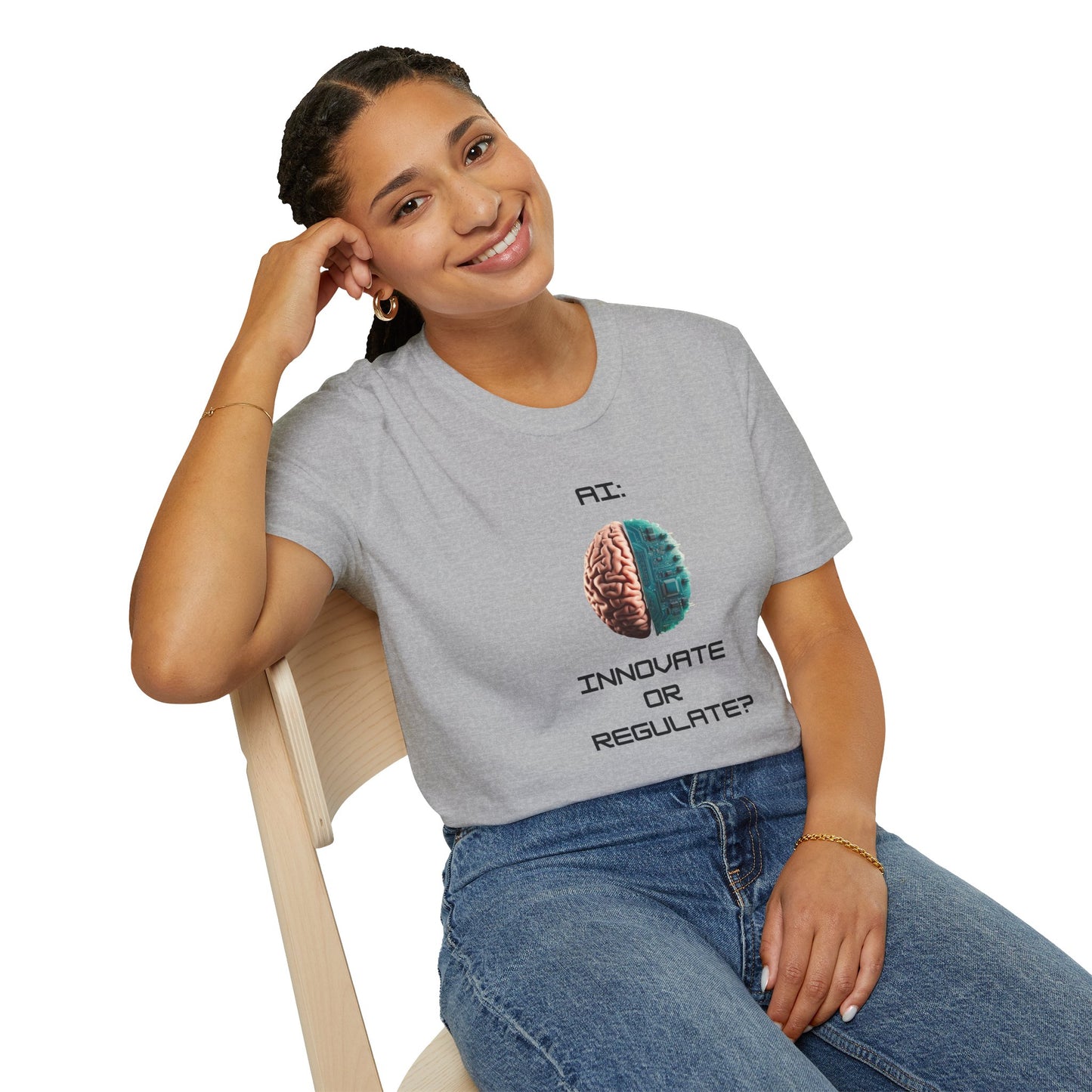 Hybrid Mind // Unisex Premium Soft Cotton T-Shirt