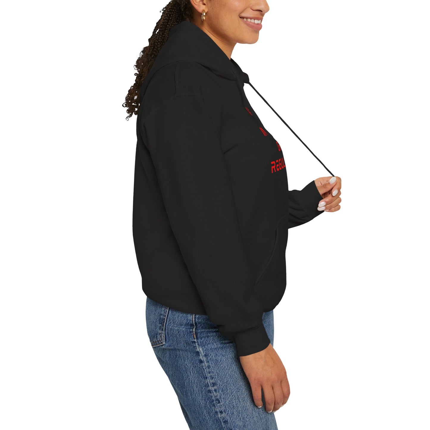 The Debate Unisex Hoodie - Red Text Edition