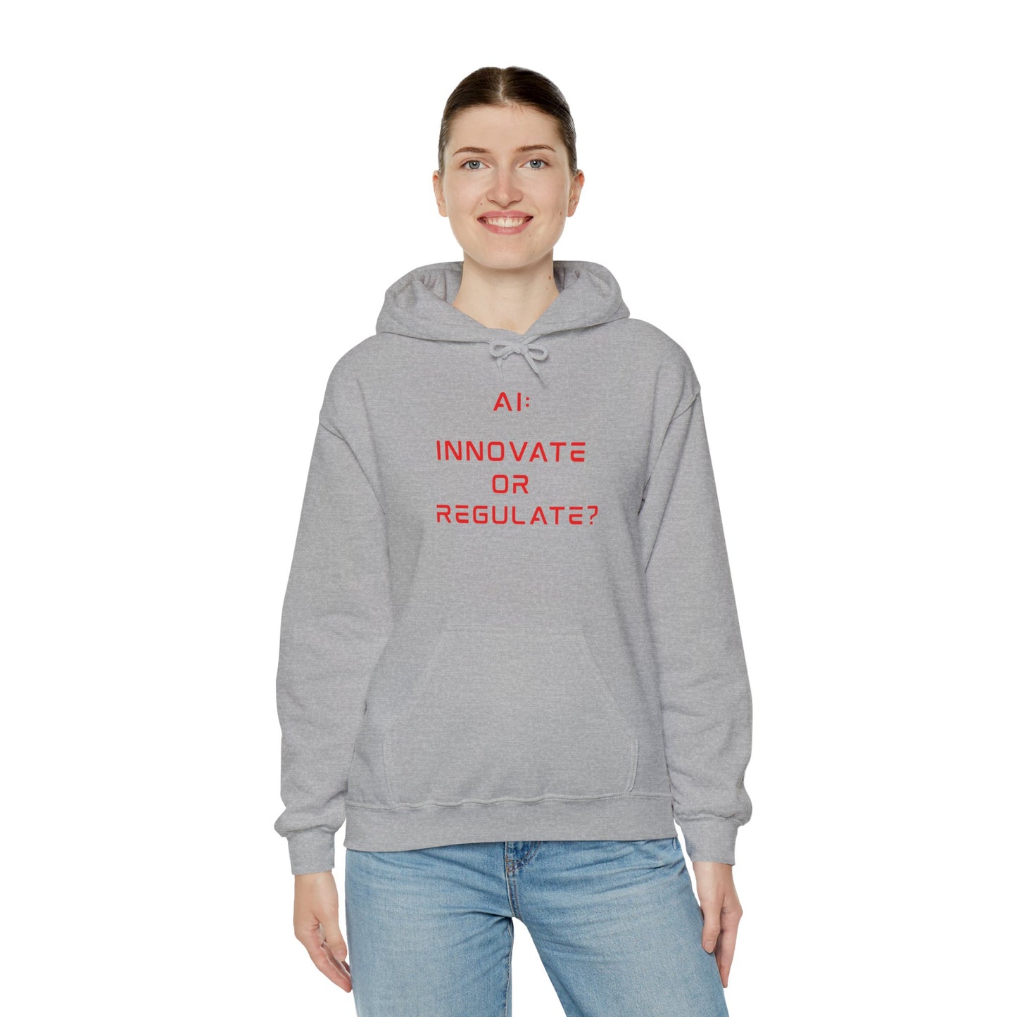 The Debate Unisex Hoodie - Red Text Edition