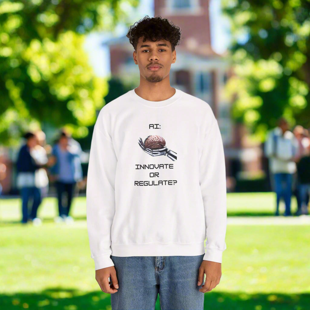 AI CTRL // Unisex Soft Blend Crewneck Sweatshirt