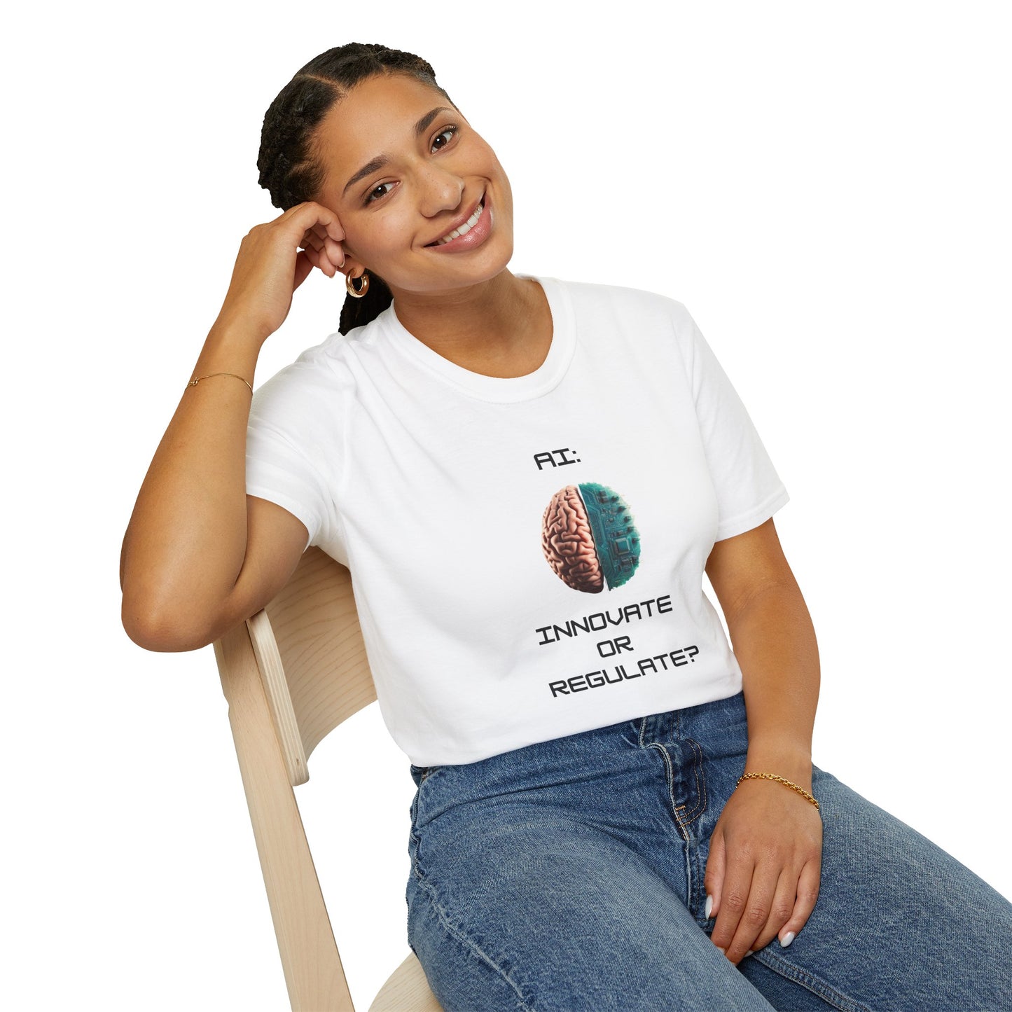 Hybrid Mind // Unisex Premium Soft Cotton T-Shirt