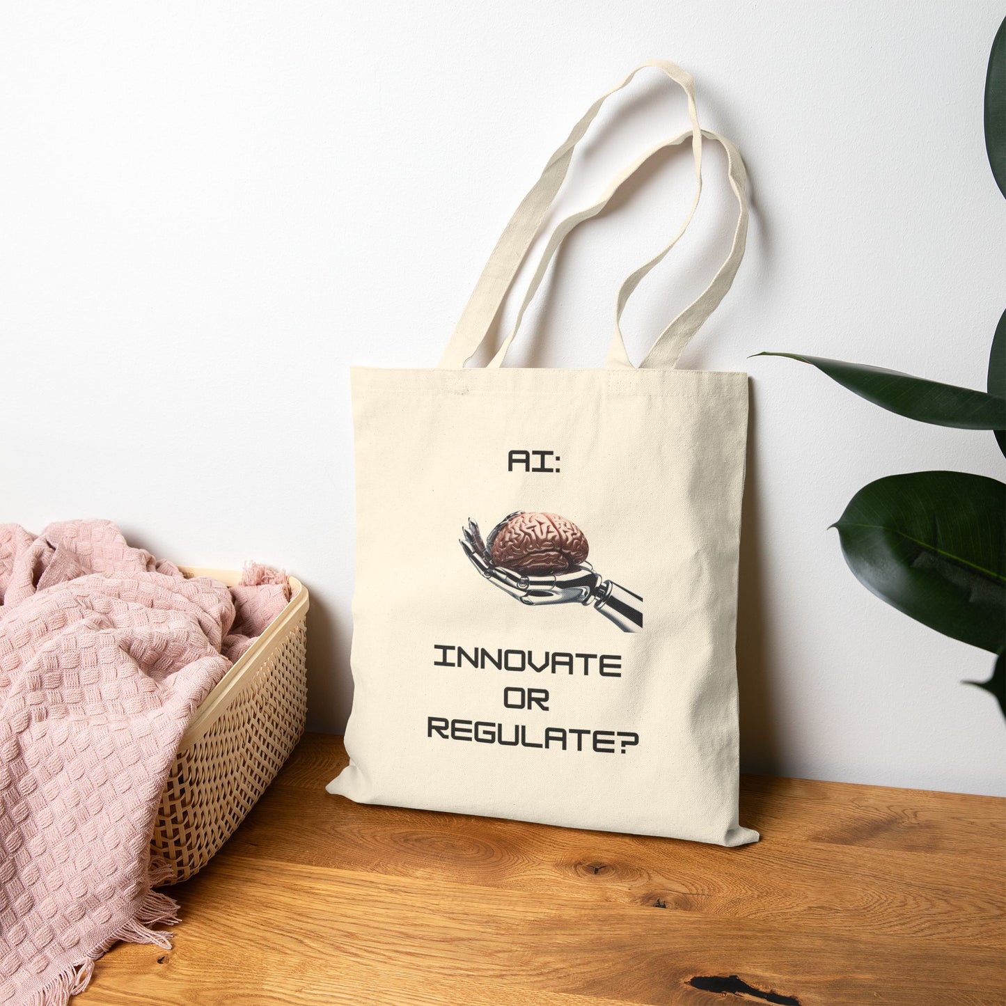 AI CTRL // Cotton Canvas Tote