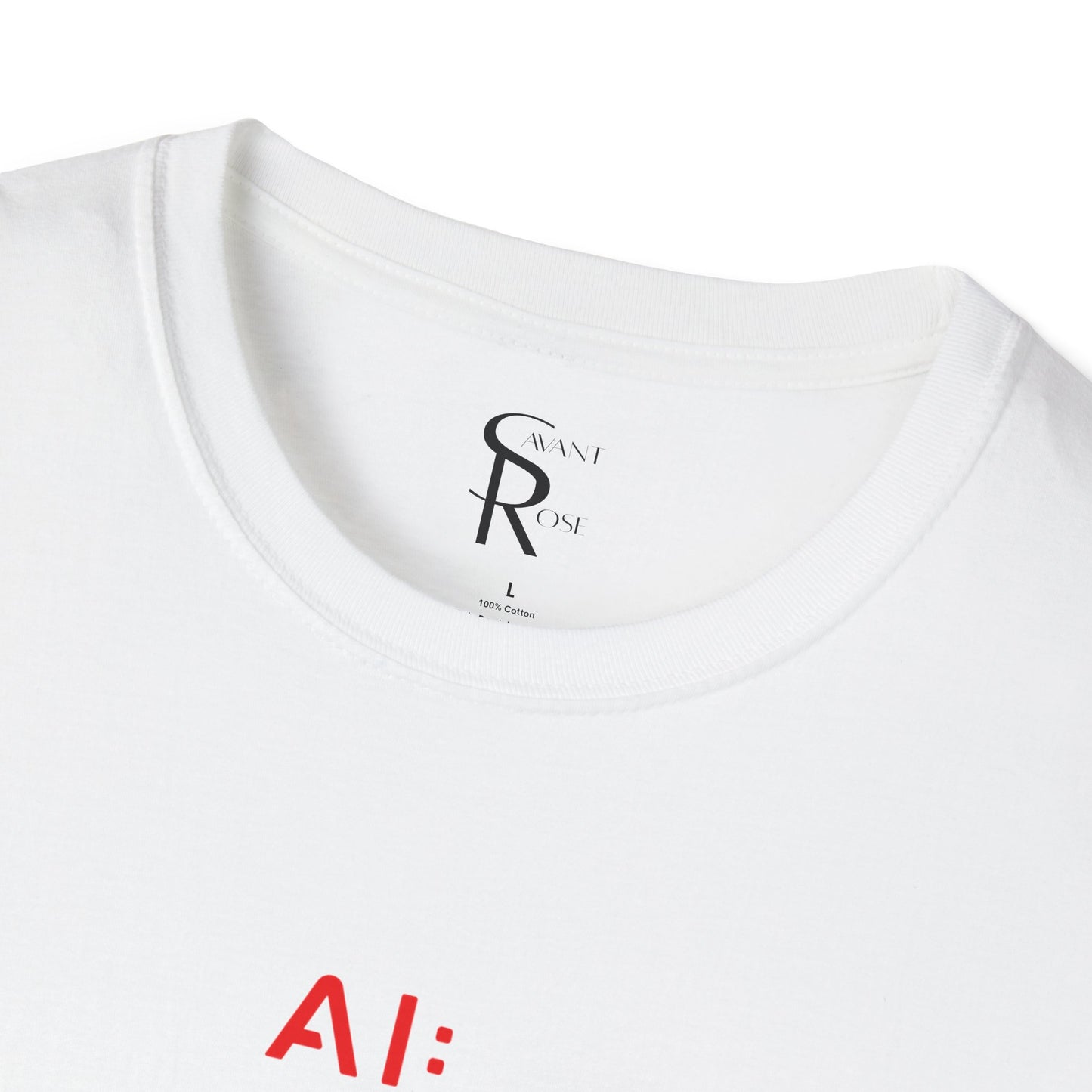 The Debate - Red Text Edition // Unisex Premium Soft Cotton T-Shirt