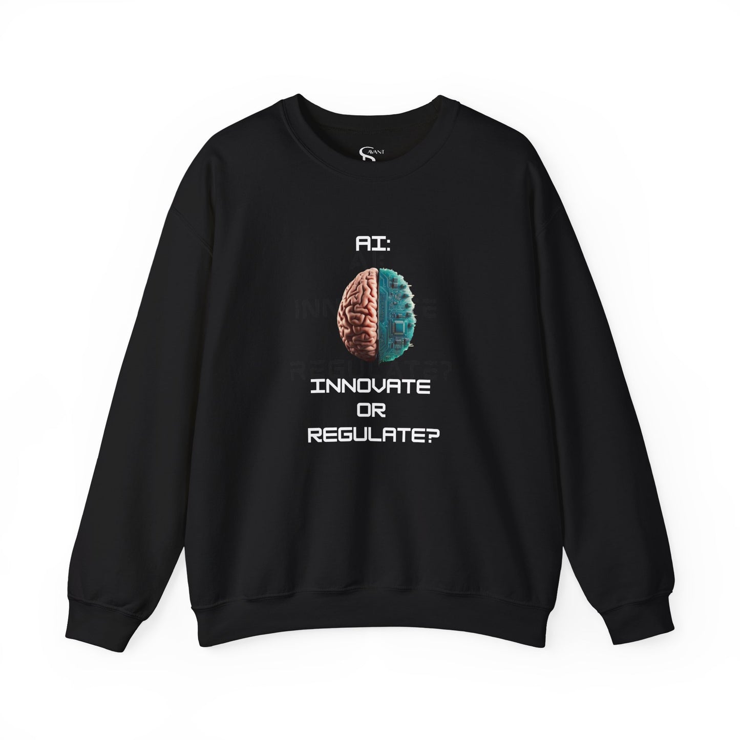 Hybrid Mind // Unisex Premium Soft Cotton Crewneck Sweatshirt