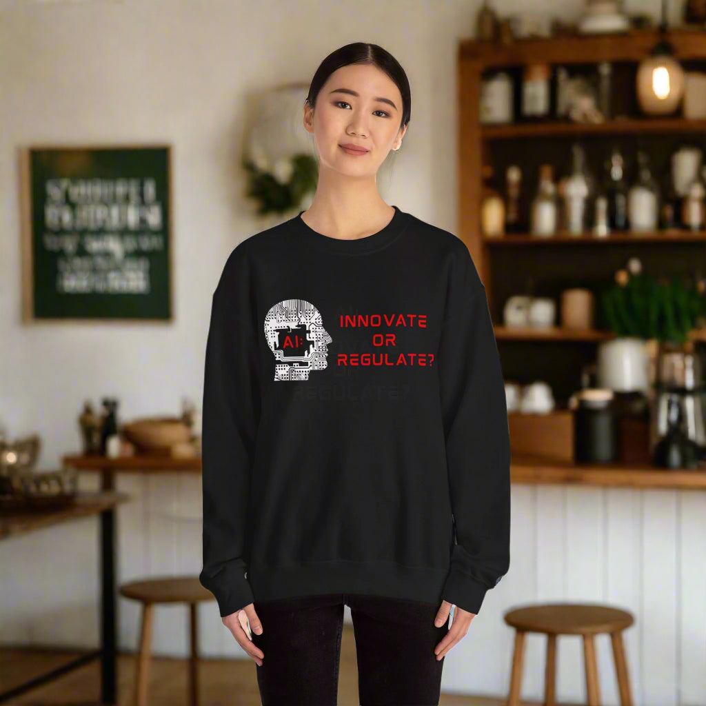 brAInstorm // Unisex Soft Blend Crewneck Sweatshirt