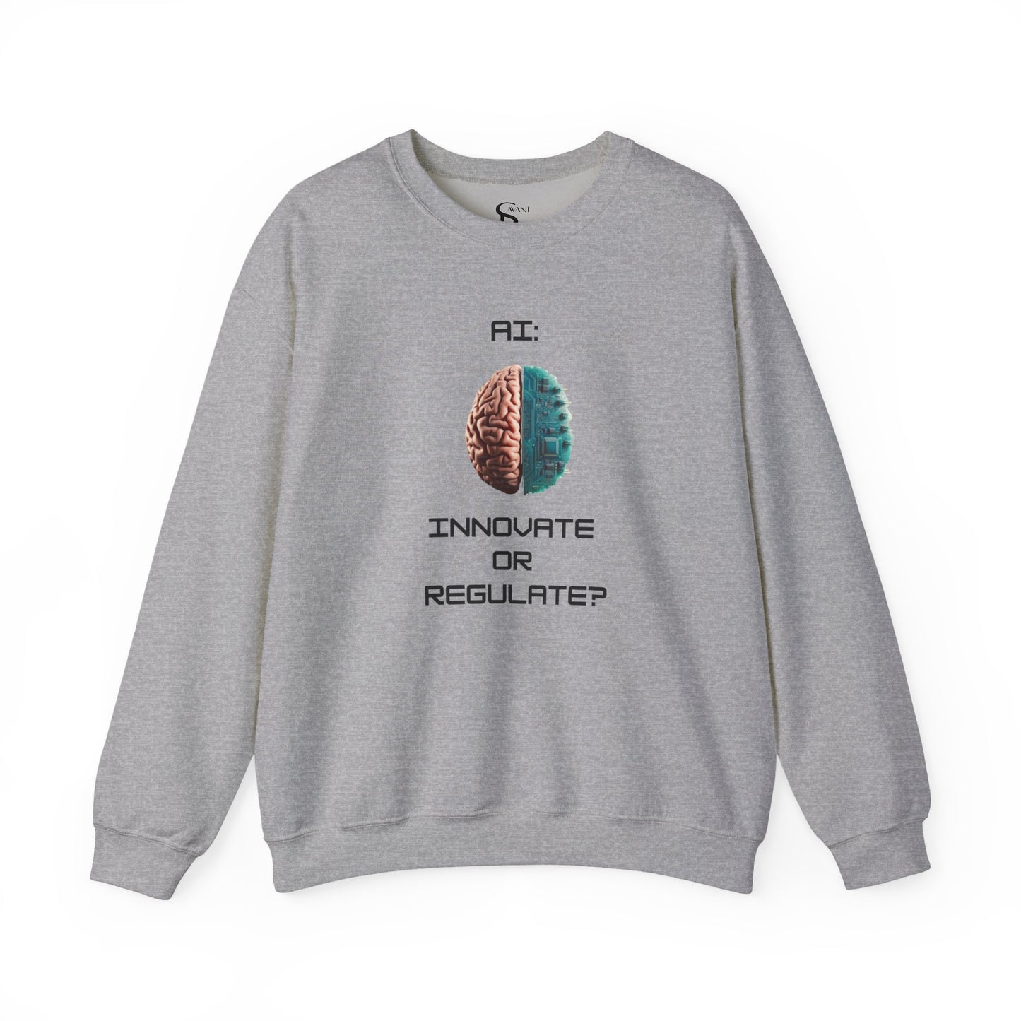 Hybrid Mind // Unisex Premium Soft Cotton Crewneck Sweatshirt