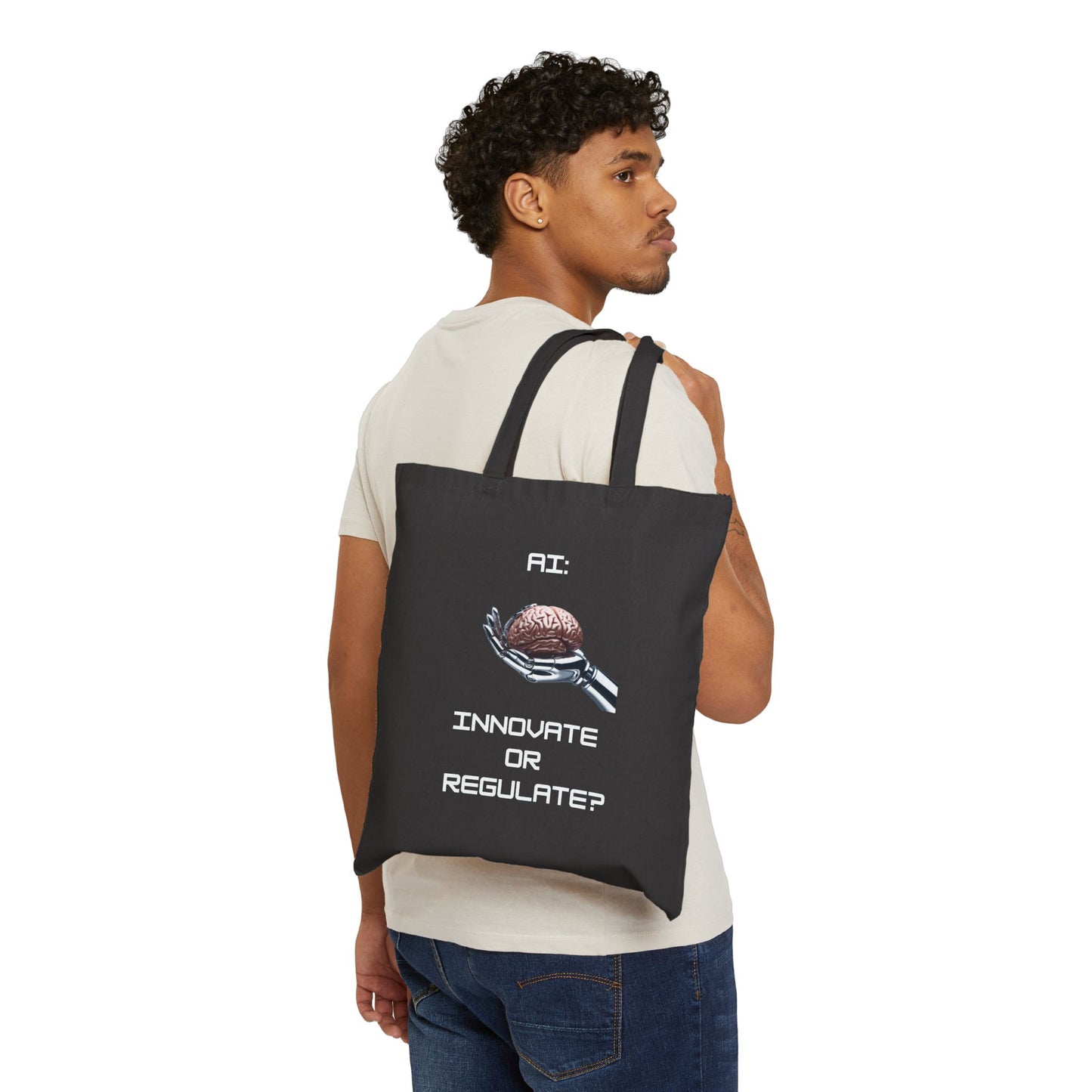 AI CTRL // Cotton Canvas Tote