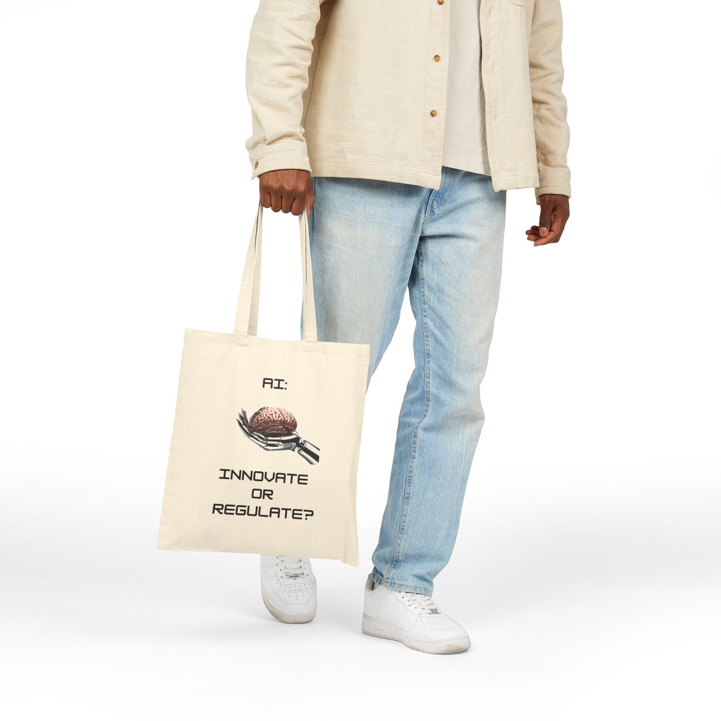 AI CTRL // Cotton Canvas Tote