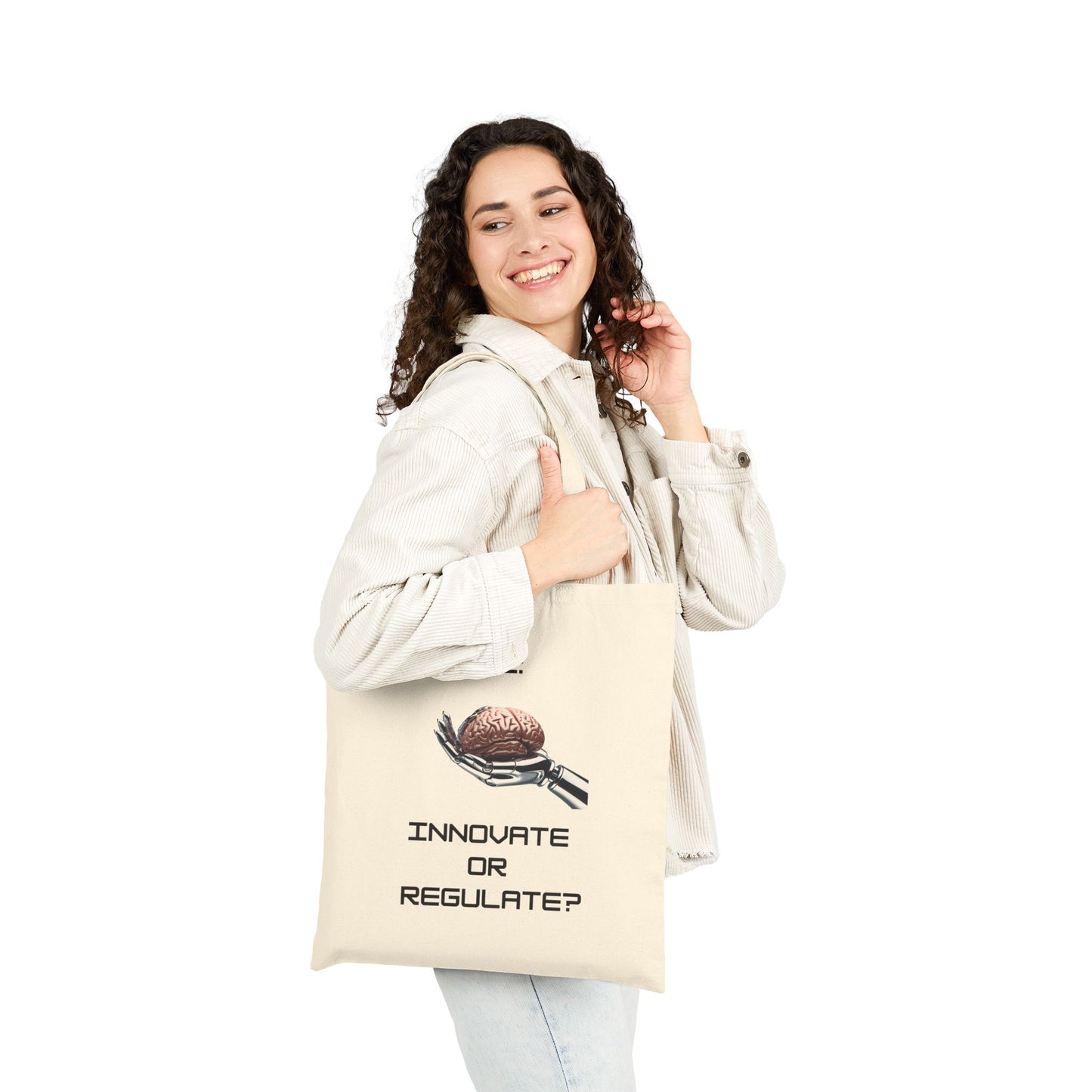 AI CTRL // Cotton Canvas Tote