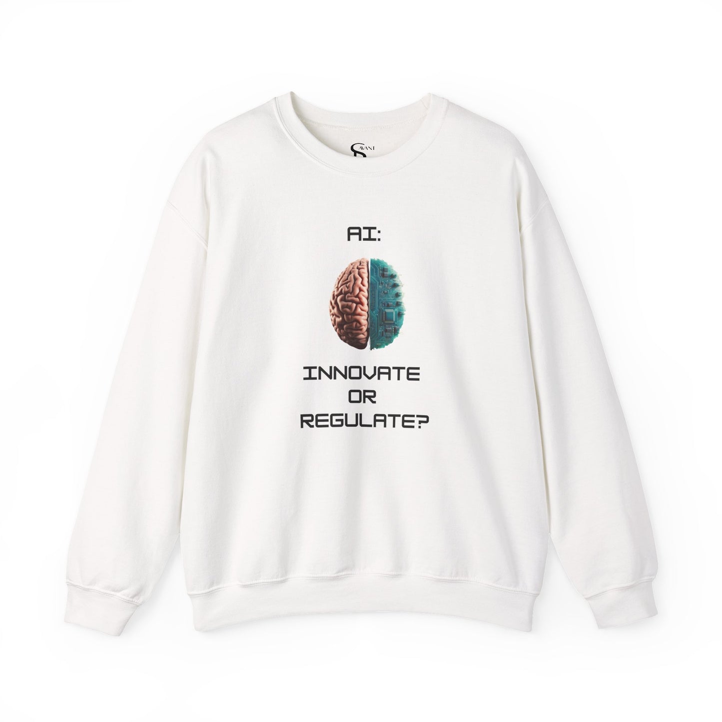 Hybrid Mind // Unisex Premium Soft Cotton Crewneck Sweatshirt