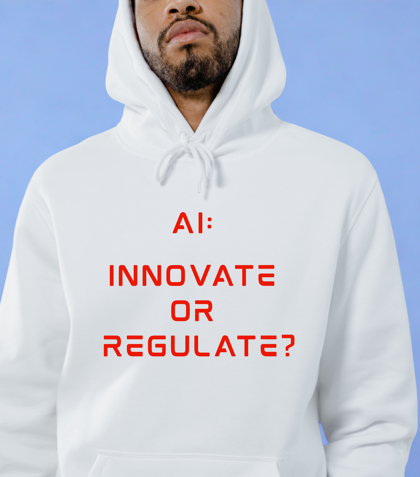 The Debate Unisex Hoodie - Red Text Edition