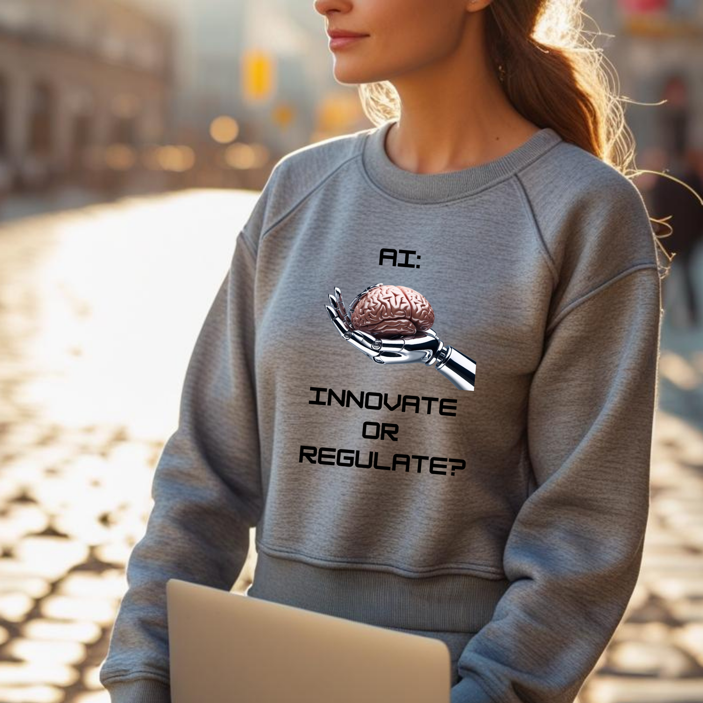 AI CTRL // Unisex Soft Blend Crewneck Sweatshirt