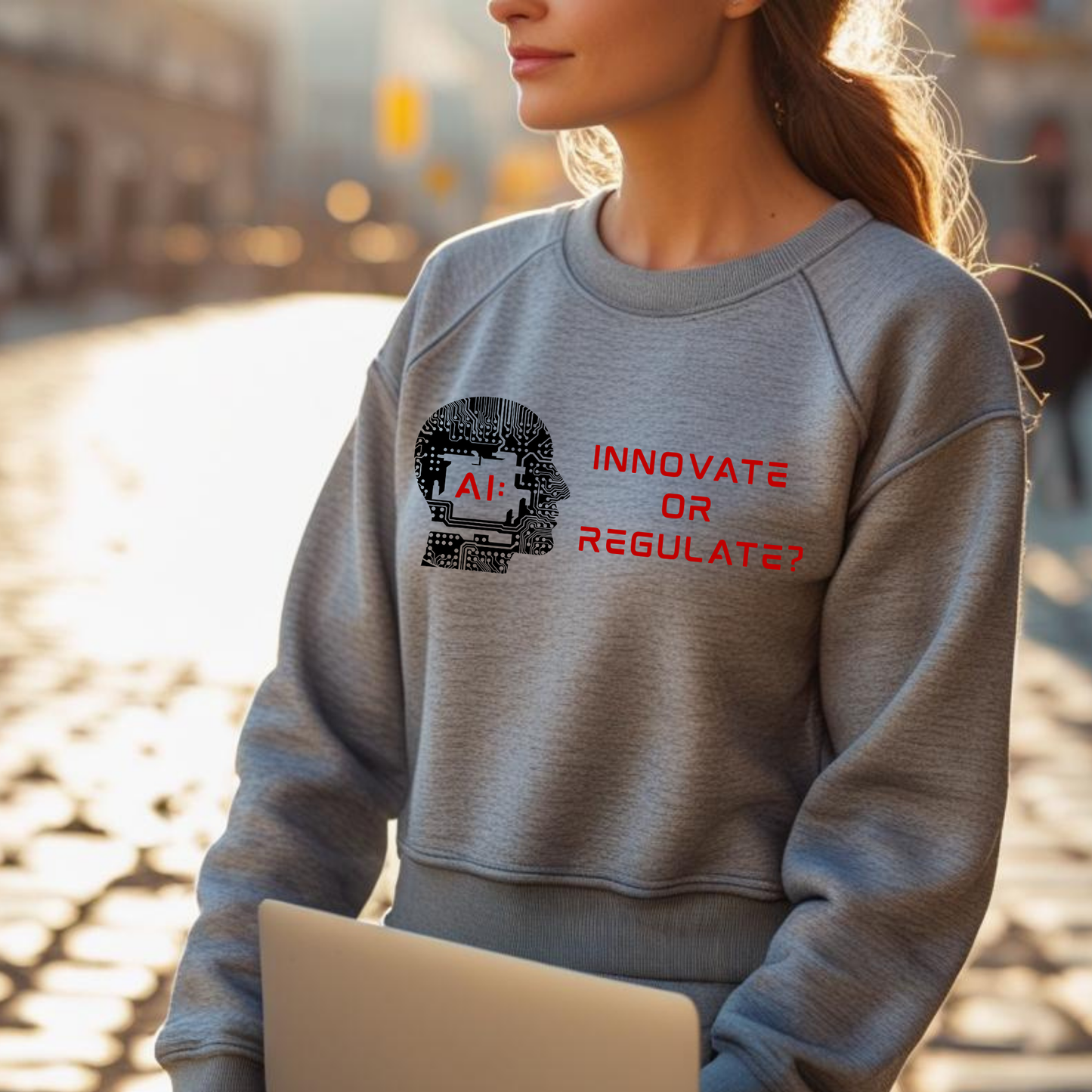 brAInstorm // Unisex Soft Blend Crewneck Sweatshirt
