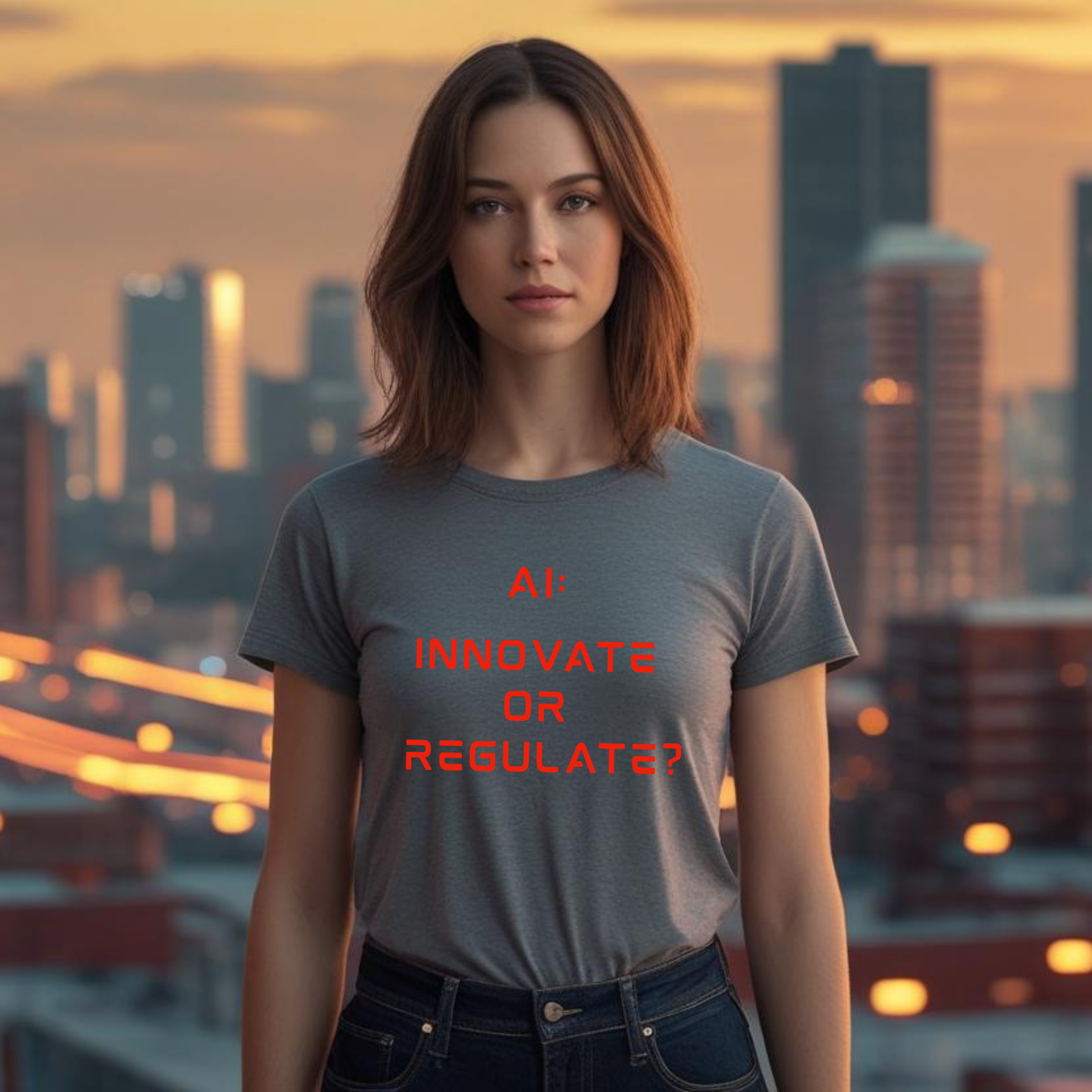 The Debate - Red Text Edition // Unisex Premium Soft Cotton T-Shirt
