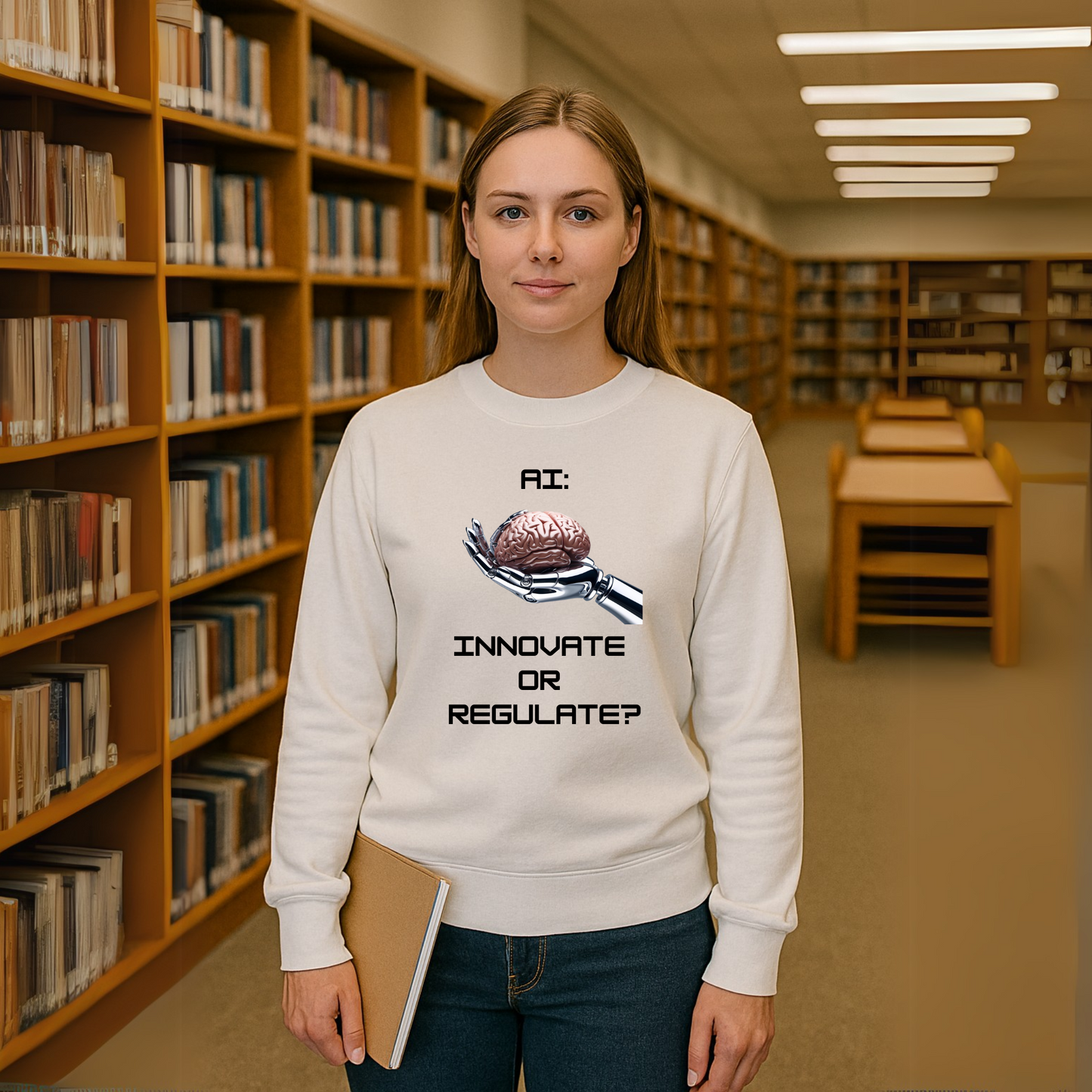 AI CTRL // Unisex Soft Blend Crewneck Sweatshirt