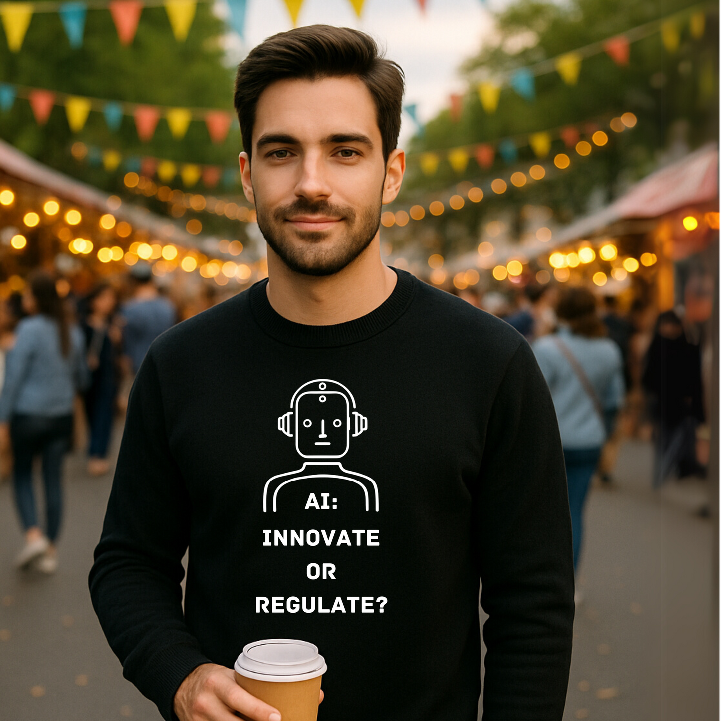 OG Bot // Unisex Soft Blend Crewneck Sweatshirt