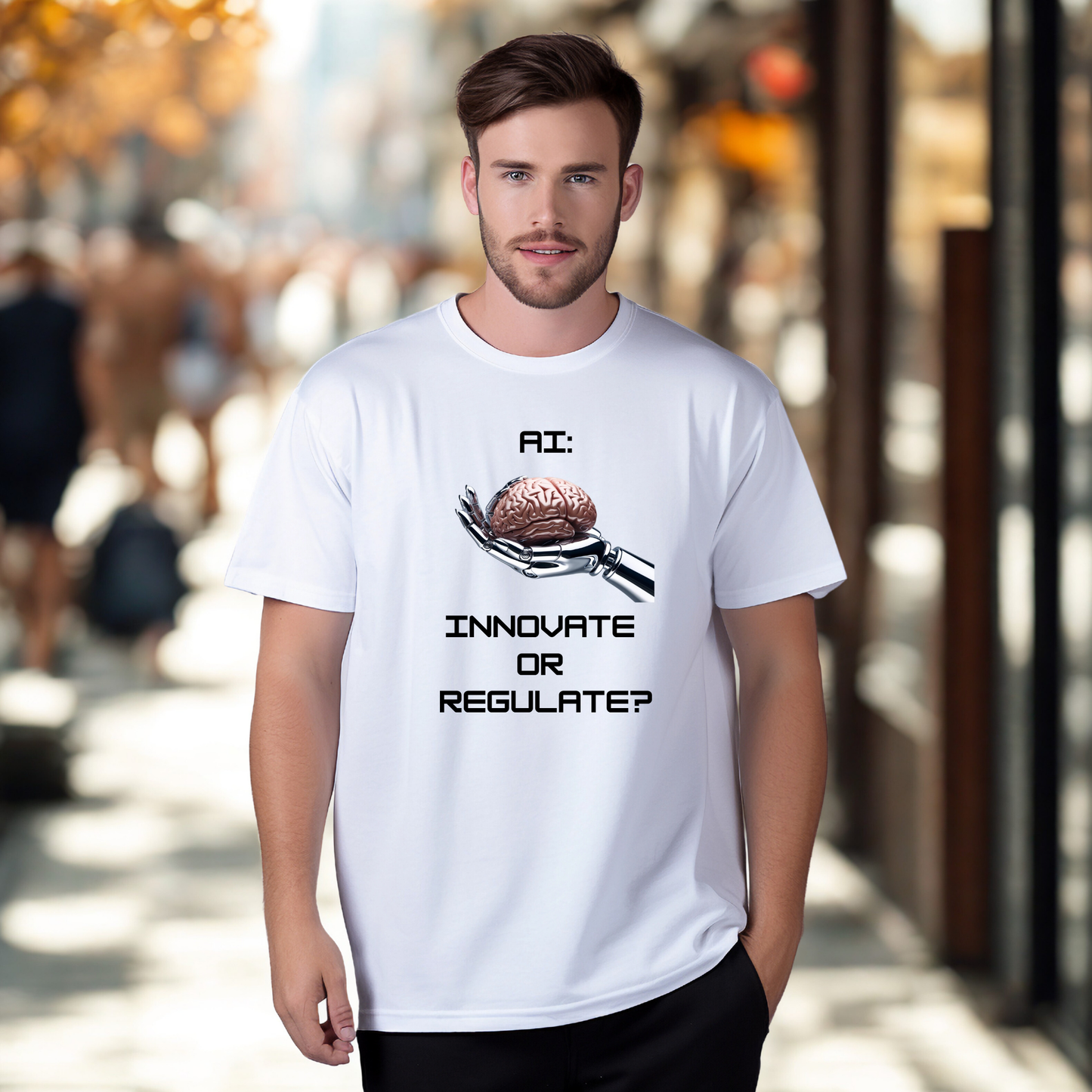 AI CTRL // Unisex Premium Soft Cotton T-Shirt