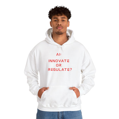 The Debate Unisex Hoodie - Red Text Edition