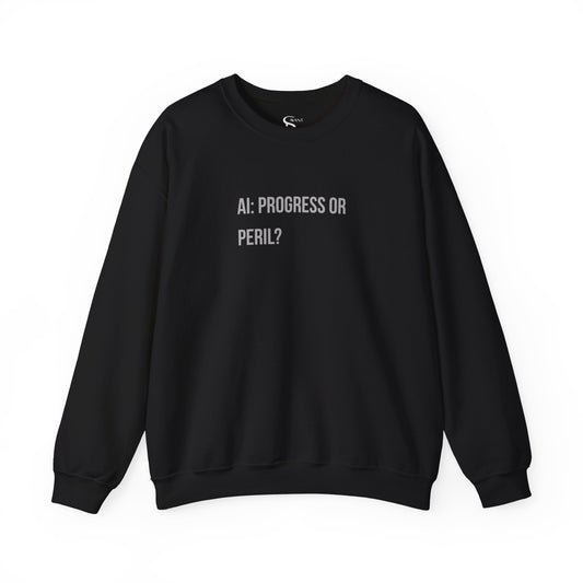 AI: Progress or Peril? | Unisex Soft Blend Sweatshirt