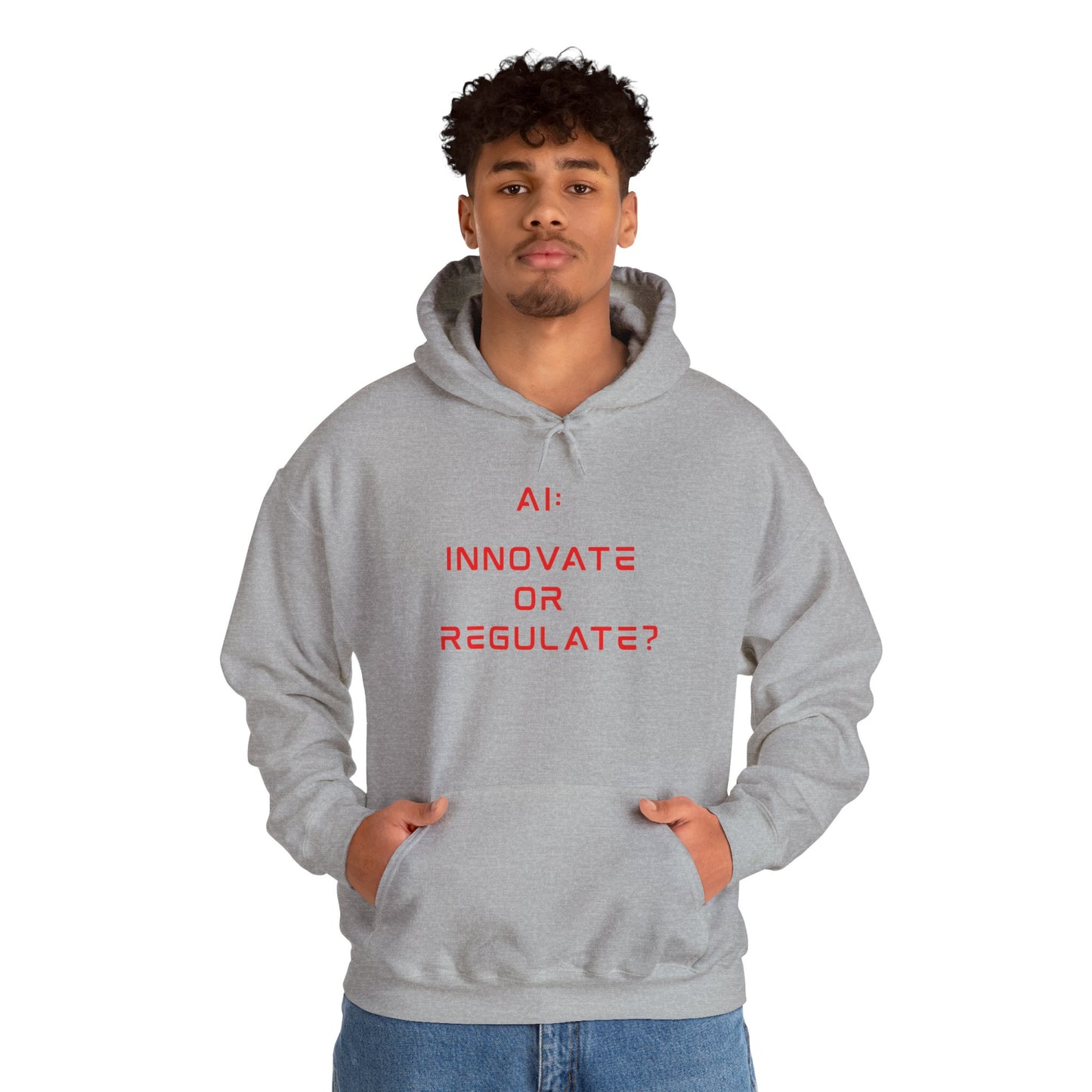 The Debate Unisex Hoodie - Red Text Edition
