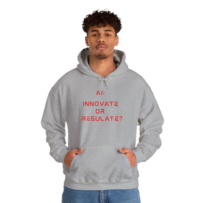 The Debate Unisex Hoodie - Red Text Edition