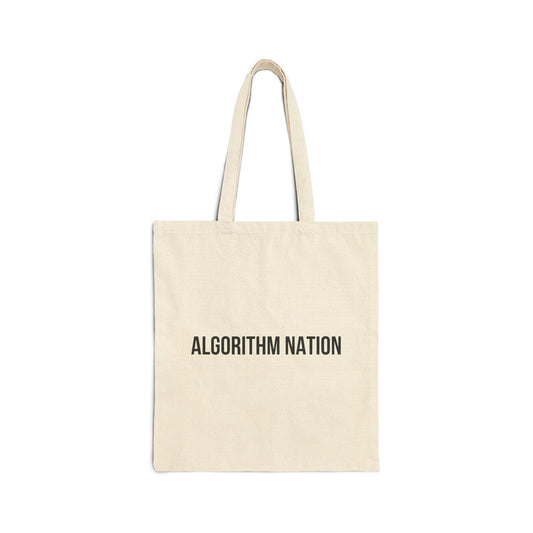 Algorithm Nation | Cotton Canvas Tote Bag