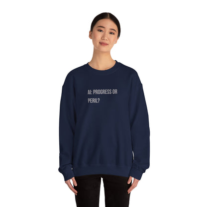 AI: Progress or Peril? | Unisex Soft Blend Sweatshirt