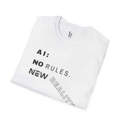 AI: No Rules New Reality | Unisex Soft Blend T-Shirt