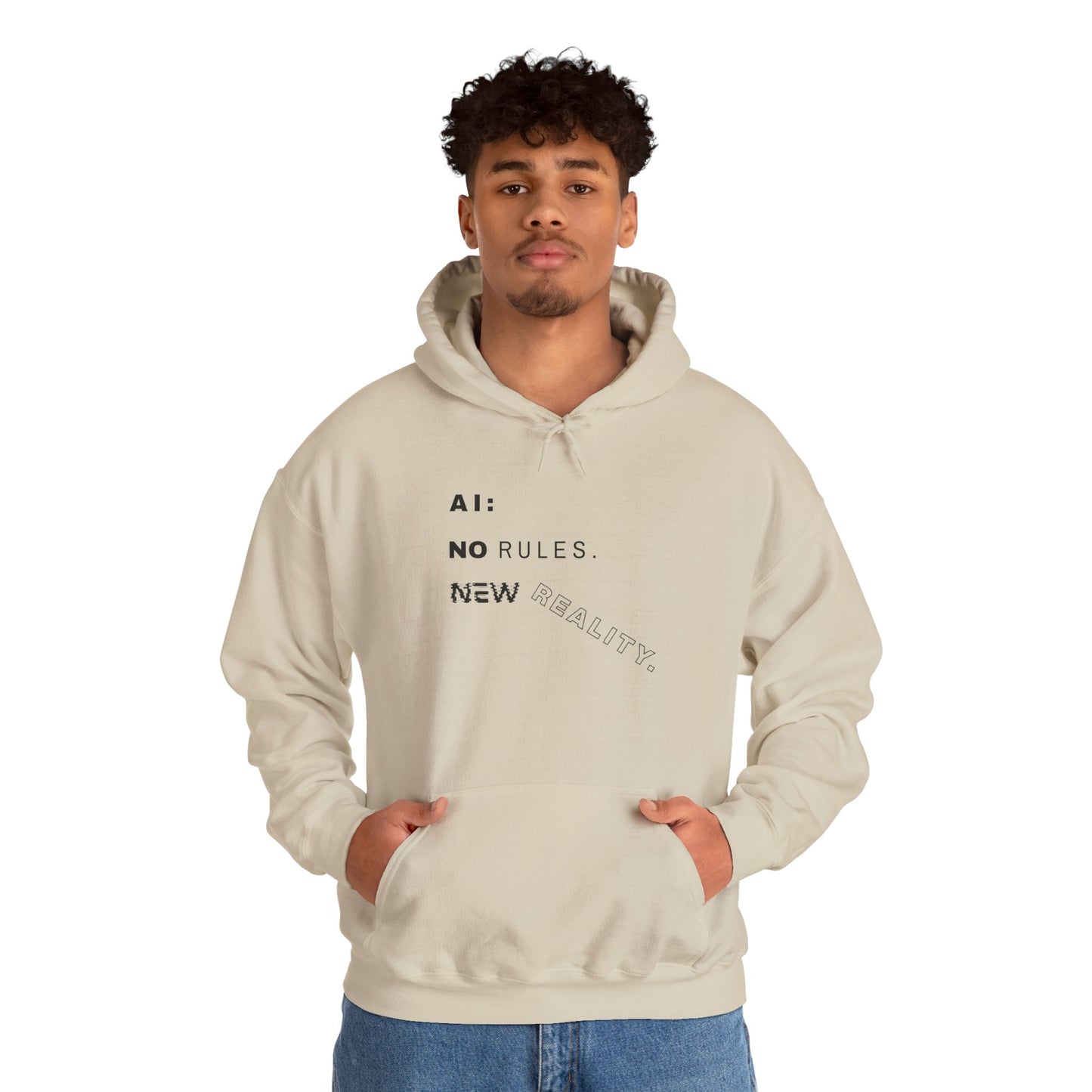 AI: No Rules New Reality | Unisex Hoodie