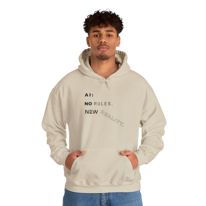 AI: No Rules New Reality | Unisex Hoodie
