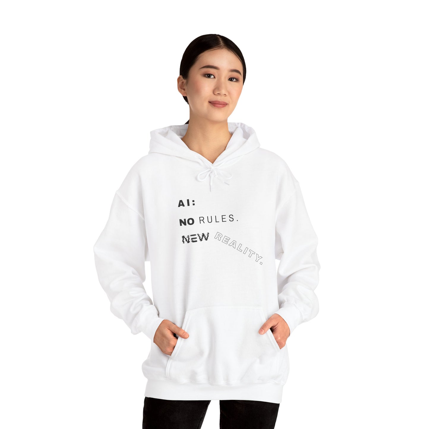 AI: No Rules New Reality | Unisex Hoodie