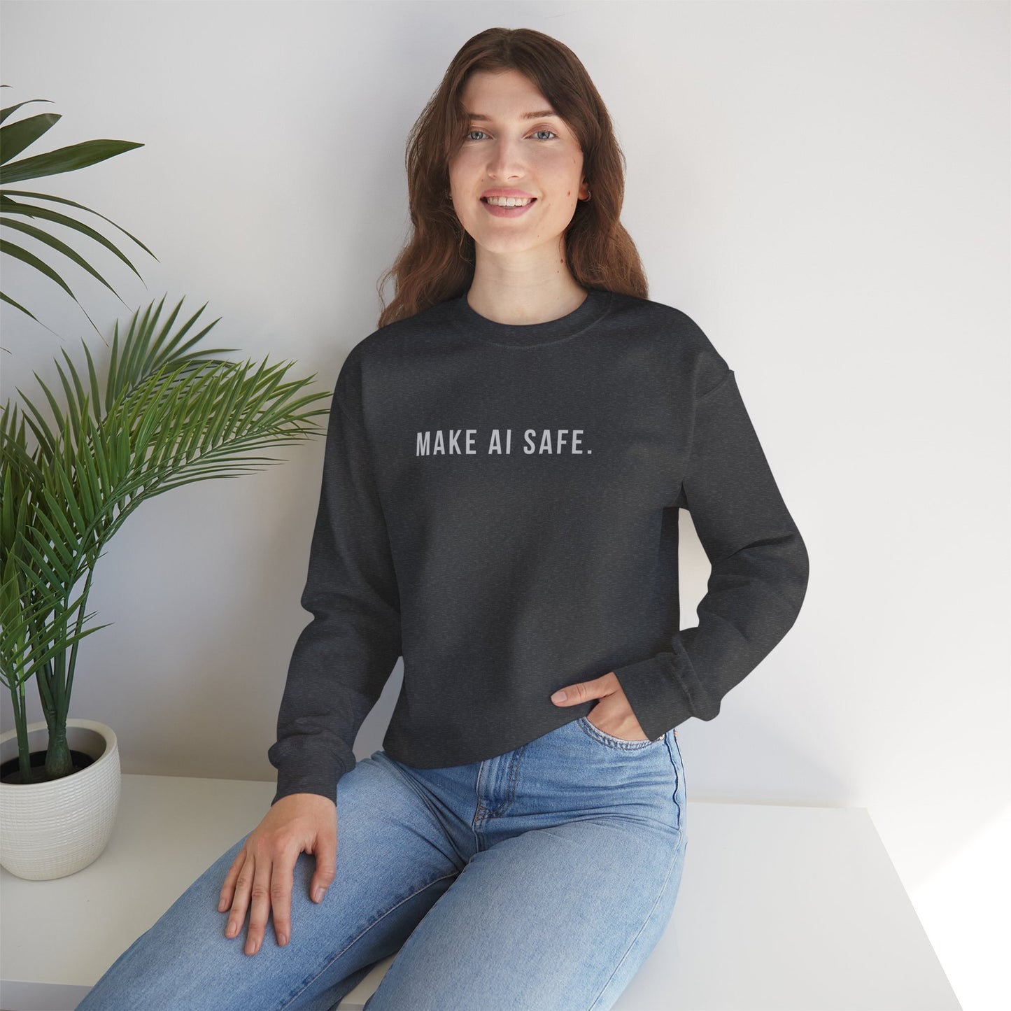 Make AI Safe | Unisex Crewneck Sweatshirt