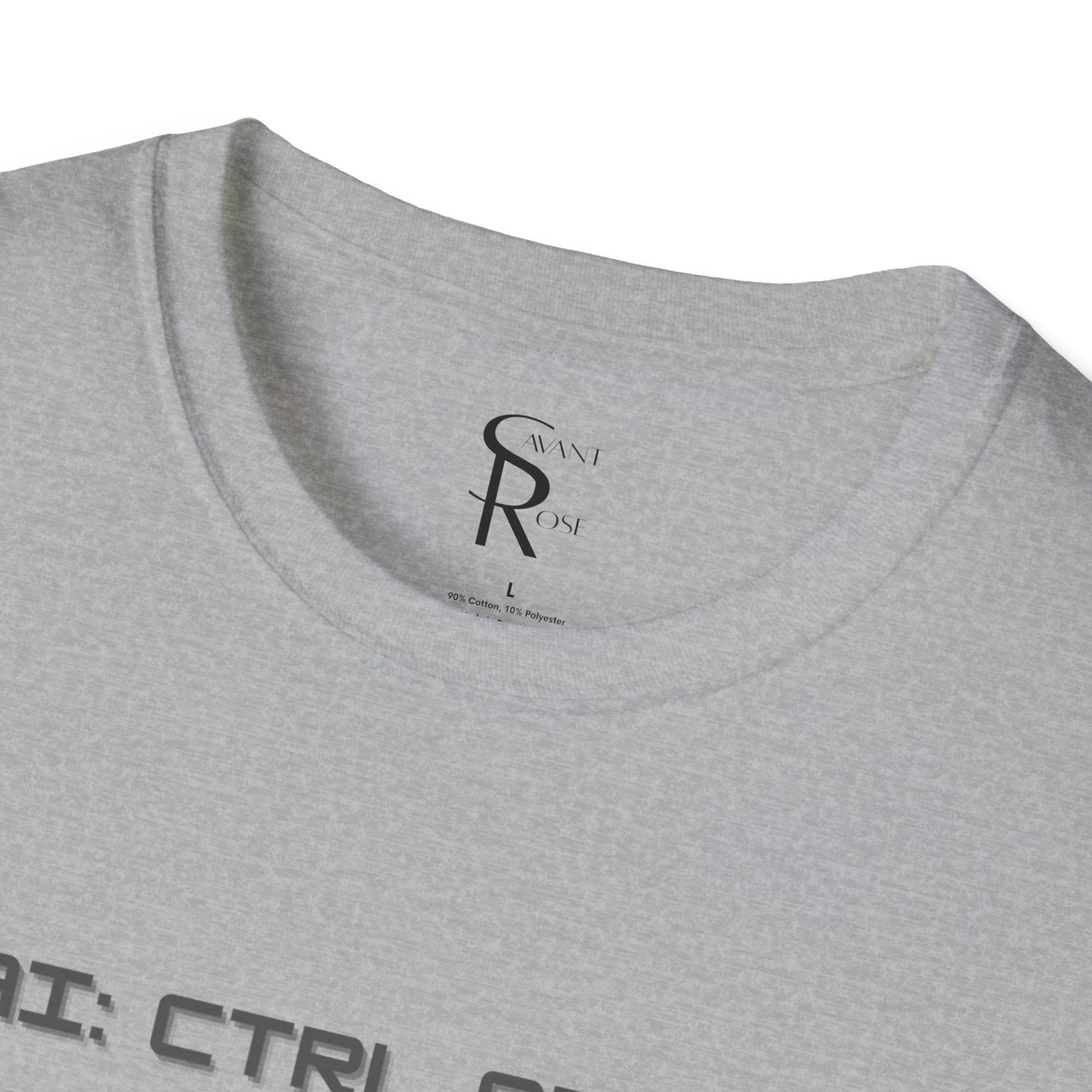 AI: CTRL or Be Controlled | Unisex Soft Blend T-Shirt