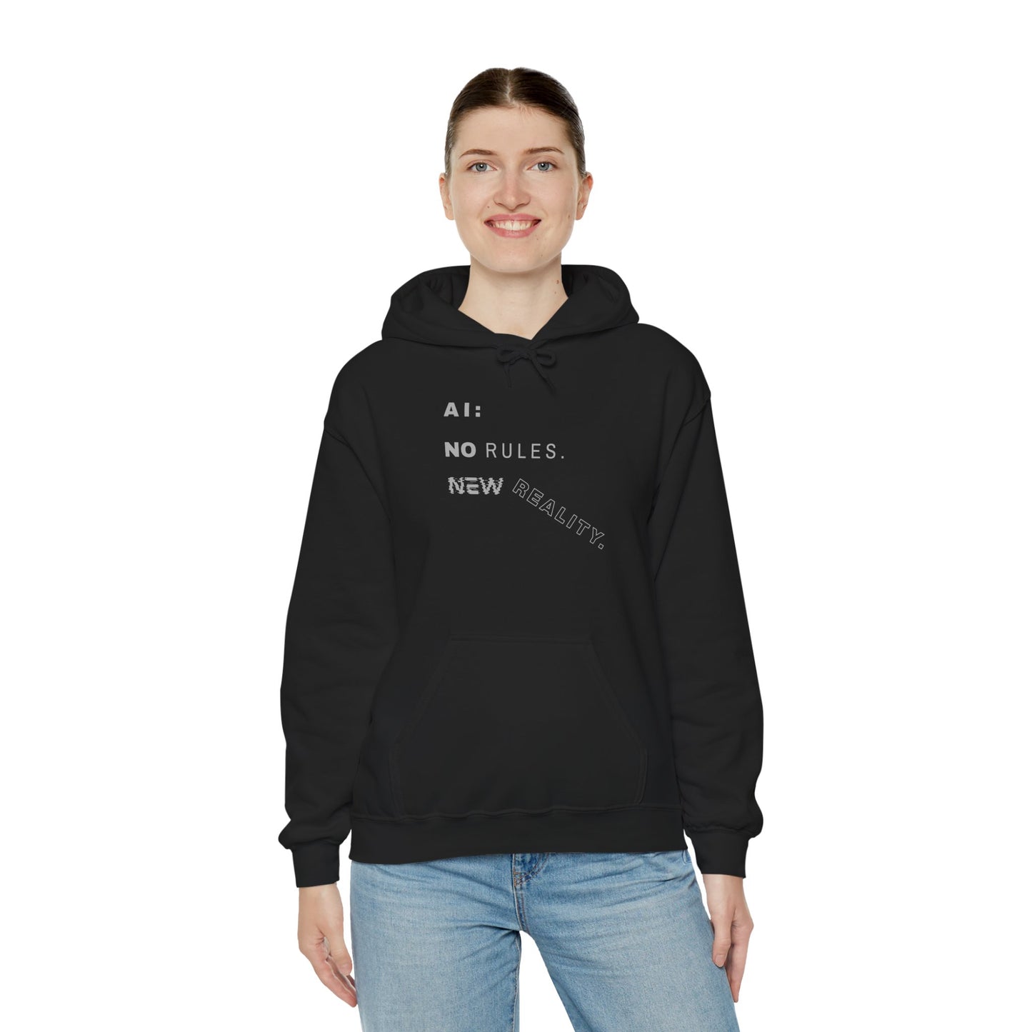 AI: No Rules New Reality | Unisex Hoodie