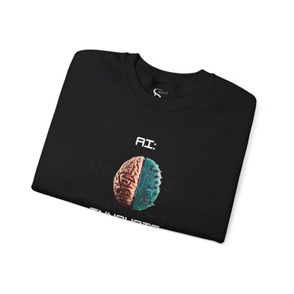 Hybrid Mind // Unisex Premium Soft Cotton Crewneck Sweatshirt