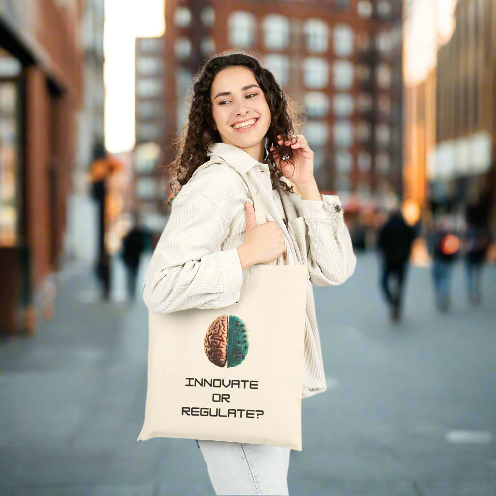 Hybrid Mind | Cotton Canvas Tote Bag