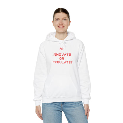 The Debate Unisex Hoodie - Red Text Edition