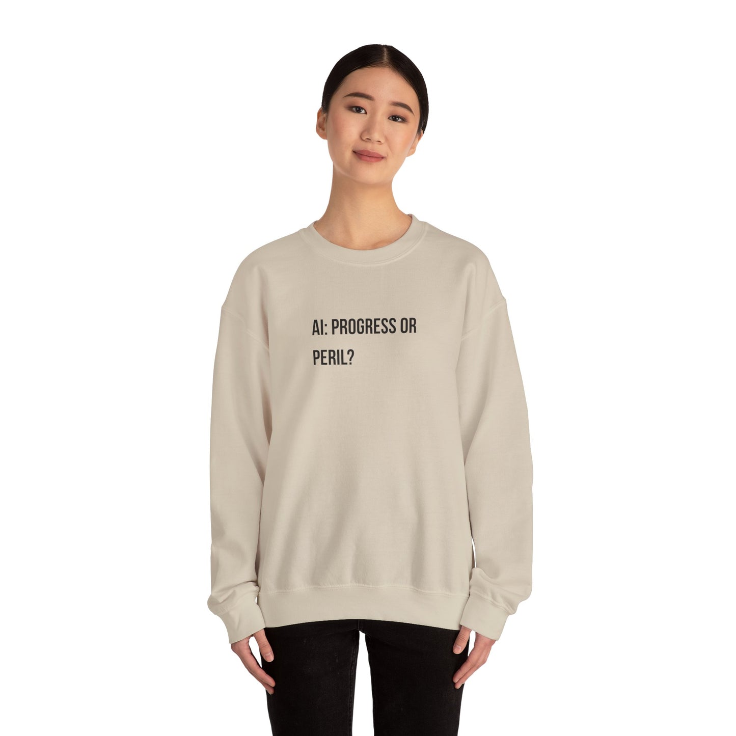 AI: Progress or Peril? | Unisex Soft Blend Sweatshirt