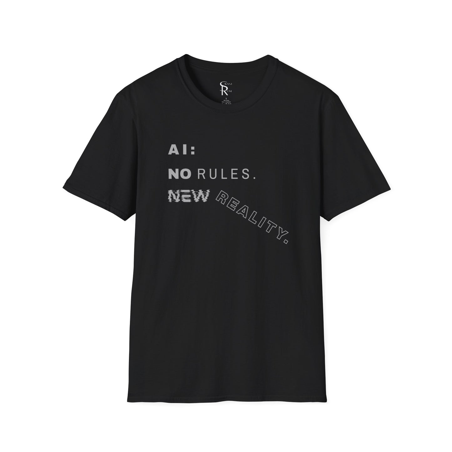 AI: No Rules New Reality | Unisex Soft Blend T-Shirt
