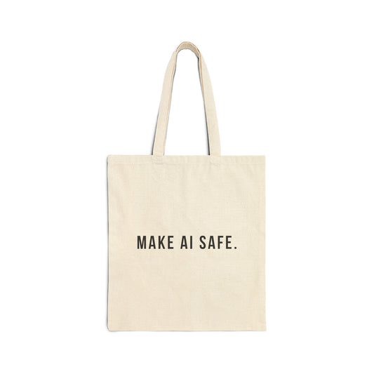Make AI Safe | Cotton Canvas Tote Bag