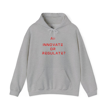 The Debate Unisex Hoodie - Red Text Edition