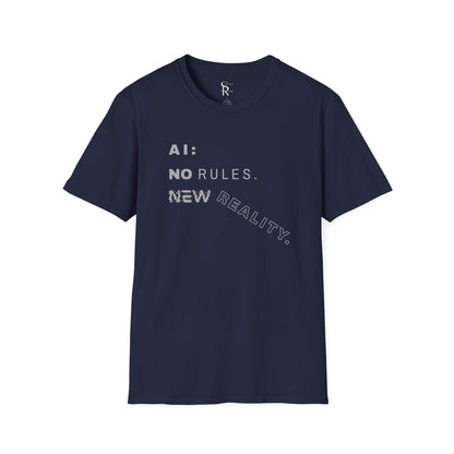 AI: No Rules New Reality | Unisex Soft Blend T-Shirt