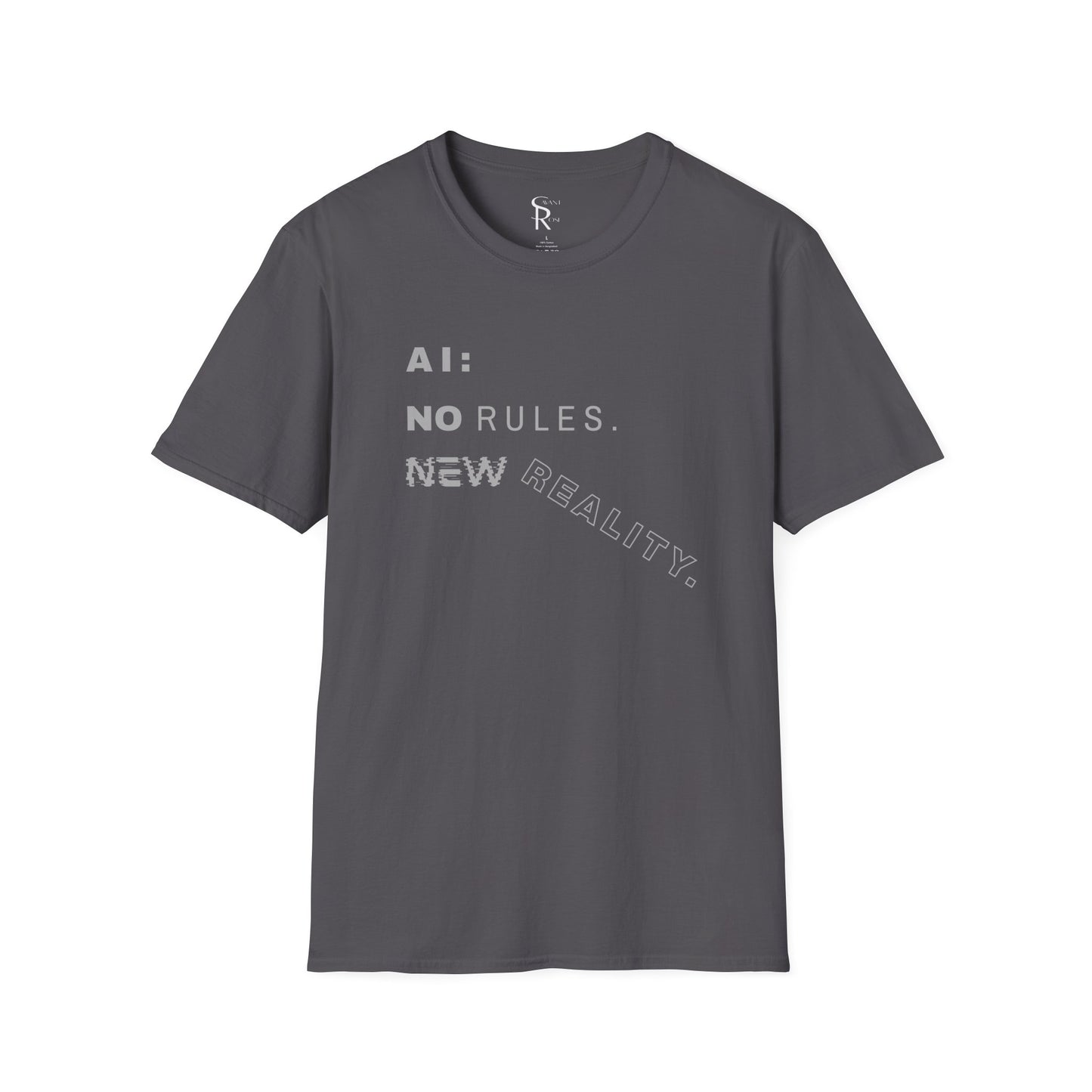 AI: No Rules New Reality | Unisex Soft Blend T-Shirt