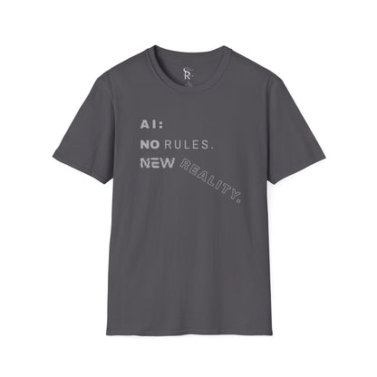 AI: No Rules New Reality | Unisex Soft Blend T-Shirt